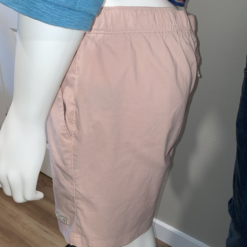 North Face Performance Light Pink Drawstring Shor… - image 3